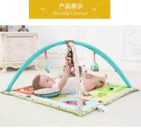 Colchoneta para gatear para bebés, juego de actividades en el bosque, manta para gatear, estante de fitness para bebés, juguete de peluche - details 2