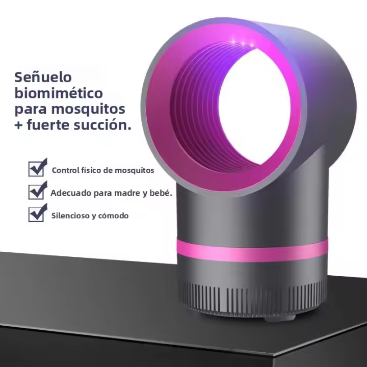 Lámpara Repelente De Mosquitos Eléctrica Trampa Aérea USB Portátil Silenciosa Para Exteriores Eliminador De Insectos - 1