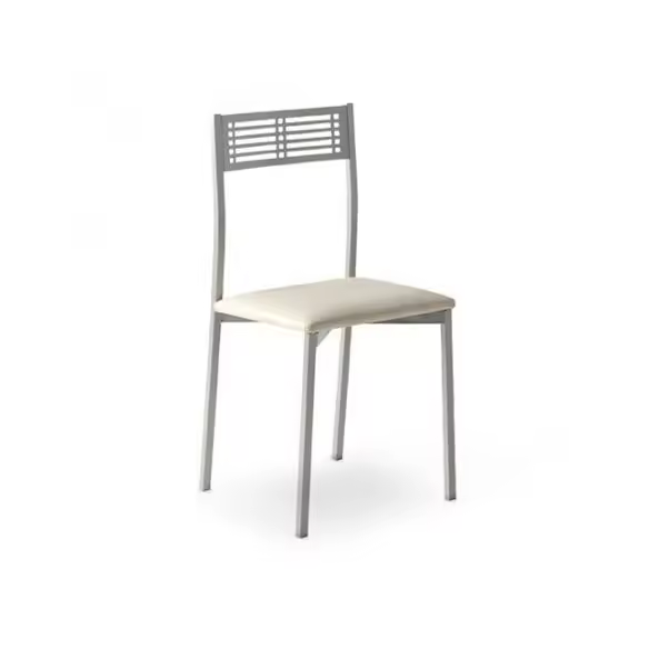 Momma Home Sillas de Cocina Sidney - Pack de 4 o 2 Unidades con Tapizado Acolchado y Estructura Metálica - 1