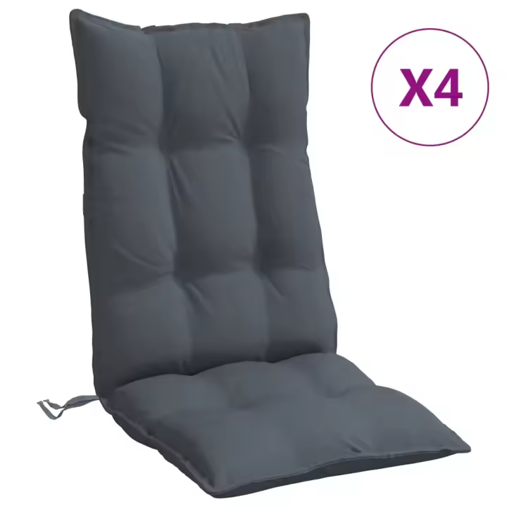 Fundas de tela Oxford gris antracita - 1
