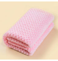 Manta De Bebé De Pina De Flanela Gruesa En Color Sólido Manta De Abrazo Para Niños Manta De Sofá Tamaño Unisex Para Todas Las Estaciones - details 8
