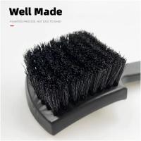 Cepillo De Limpieza Para Rines De Neumáticos Y Aspiraderos Herramienta De Limpieza De Ruedas De Coche Accesorios De Detalle Negro Material PP+ Nylon - details 1