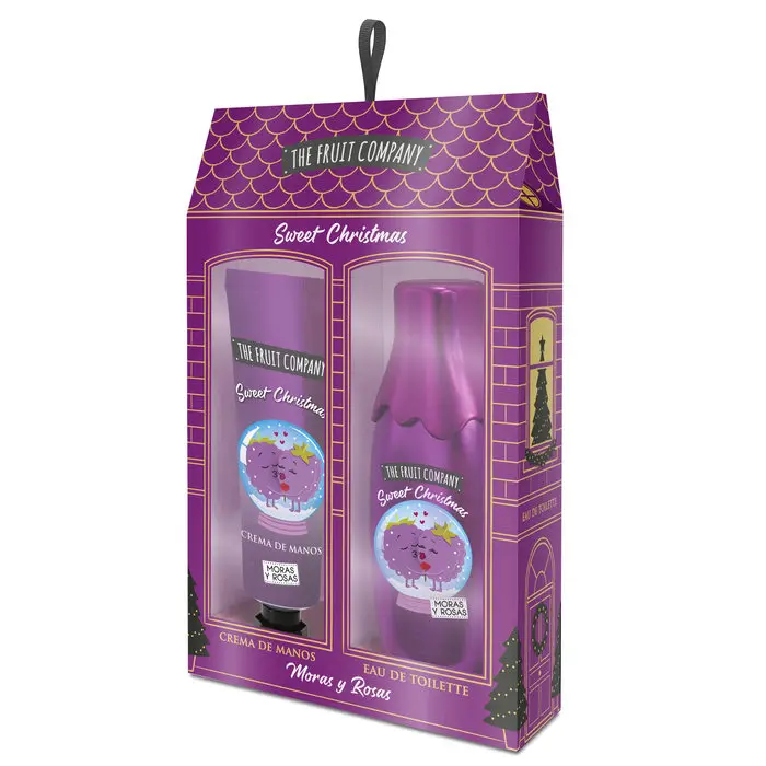 the fruit company eau de toilette mora y rosas 40 ml + crema de manos 30 ml - 1