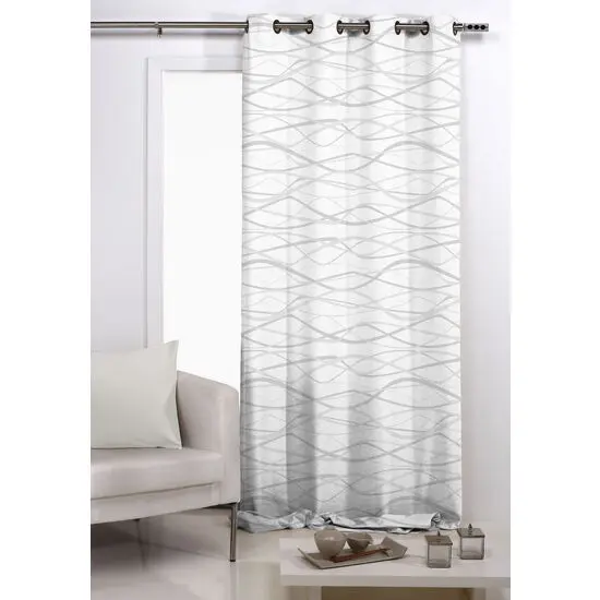TEJIDOS REINA  Cortina ollados Modelo: aradia  - Medida Cortina Ollados 140x260 Cm - 1