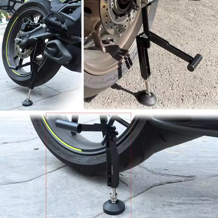 Soporte De Motocicleta Plegable Para Limpieza Y Mantenimiento Ahorrador De Esfuerzo Portátil Soporte De Elevación Para Motocicleta Sin Marca De Alta Importancia Química Origen China - 1