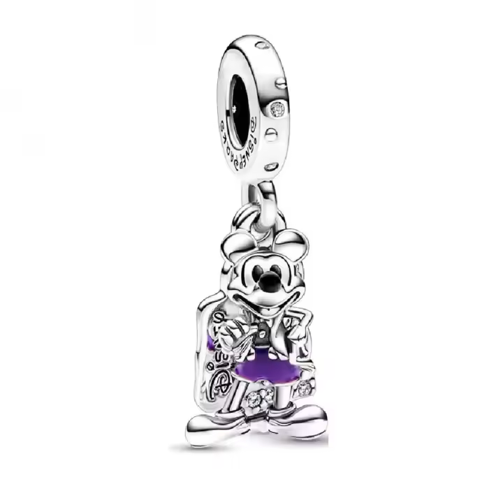 Nuevos Pendientes De Serie De Dibujos Animados Mickey Y Minnie Para Hombres Y Mujeres Joyería Clásica Para Fiestas Regalos De Moda Hechos De Cobre Y Circonita AAAAA - 1