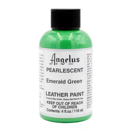 Angelus PINTURA CUERO Y POLIPIEL ANGELUS PEARLESCENT EMERALD GREEN 118 ML - 1