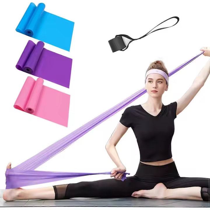 Juego de bandas de resistencia, paquete de 3 bandas elásticas de látex profesionales para usar en casa o en el gimnasio, ejercicios para la parte superior e inferior del cuerpo. - 1
