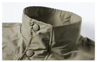 Chaleco De Hombre Para Exteriores Con Multiple Bolsillos Color Sólido Para Pesca Director Reportero Trabajo Fotografía Casual Chaqueta Cintura - details 9
