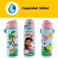 Gabby's Dollhouse Cantimplora Aluminio 600ml La Casa de Muñecas de Gabby - details 1