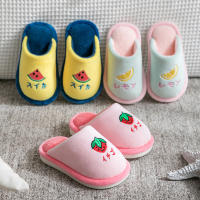 Chinelos De Invierno Para Niños Y Niñas De Algodón Grueso Con Patrón De Frutas No Eslipantes Para El Hogar Y Hotel - details 4