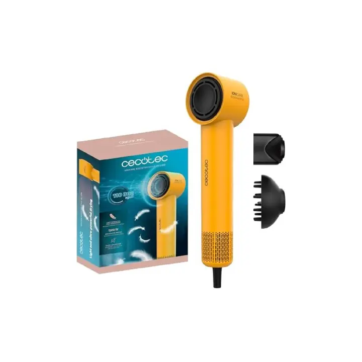 Cecotec Secadores de pelo BLDC IoniCare RockStar Style Yellow - 1