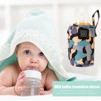 Bolsa Aislada Para Bebés Calentador De Botella De Leche USB Para Viajes Y Carritos De Bebé Seguro Para Exteriores Invierno Tamaño 120-160ml - details 4