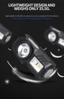 Linterna Frontal LED Mini Con Sensor De Movimiento Recargable Por USB Y Sensor Magnético Para Camping Y Pesca Con Clip De Seguridad - details 14