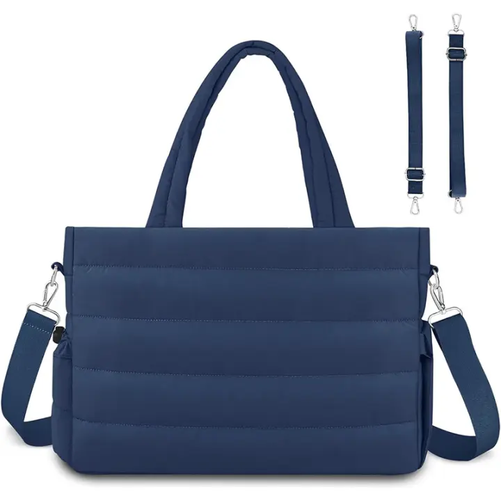 Bolso de mano, Bolso de biberones, Bolso plegable de gran capacidad, Bolso multiusos para pañales. - 1