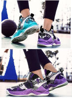 Zapatos De Baloncesto Para Hombre Plataforma Alta Tacones Altos Deportivas Antideslizantes Entrenadores QIWN Microfibra Caña De Madera Media Calf High Top Para Mujer - details 34