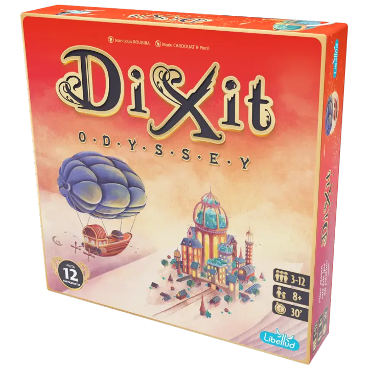 Asmodee - Dixit Odyssey - Juego de Mesa de Deducción con Cartas Ilustradas - Juego de Mesa en Español - De 3 a 12 Jugadores -  Partidas de 30 Minutos - 1