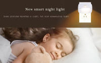 Lámpara Nocturna LED Con Sensor De Movimiento EU Plug Para Decoración De Habitaciones De Niños Pasillo Escaleras WC Lámpara Nocturna Para Dormitorio - details 0
