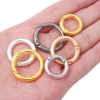 Aceros Alianza Abierta Alrededor De 10pcs Anillo Circular Hebilla De Luggage Hebilla Circular Colgante Para Luggage Anillo De Luggage De Aleación De Metal - details 2