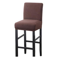 Cubierta De Silla Elástica De Spandex Con Trenzado Para Bar Stool Cubierta De Asiento Sólida Decoración Para Hogar Hotel Banquete Silla De Comedor Moderna - details 7