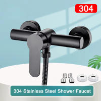 Grifo De Baño De Acero Inoxidable 304 Doble Control De Agua Caliente Y Fría Integrado En La Pared Estilo Contemporáneo - details 2