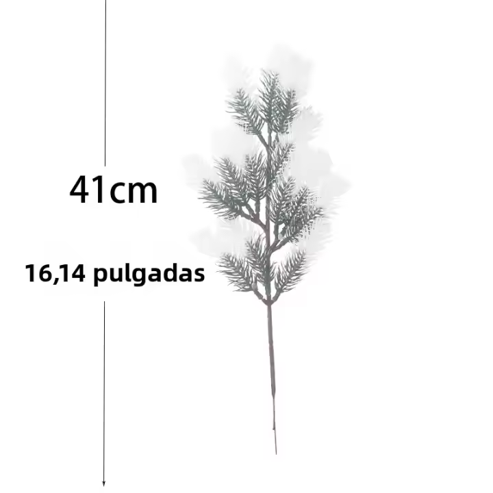 Rama De Pino Artificial Para Colgar En La Pared Decoración De Navidad Arco De Boda Jardín Hogar DIY Material De Plástico - 1