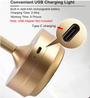 Lámpara De Escritorio LED Recargable USB Luz Sin Dimmer Estilo Moderno Material Aluminio Para Lectura Y Decoración De Habitación - details 11