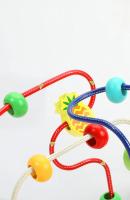 Juguetes De Madera Para Niños Rompecabezas De Frutas Dibujos Animados Cuentas Aprendizaje Counting Circulos Montessori Educativo Temprano Laberinto - details 6