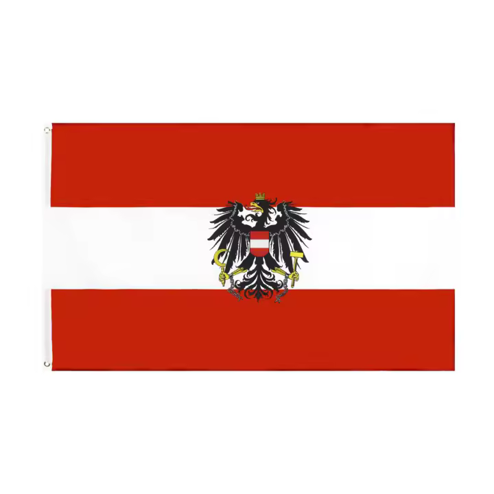 Bandera De Austria Nacional 90x150 CM Decorativa Material Poliéster Estilo Colgante Para Adornos FLAGLINK - 1