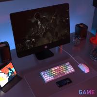 Teclado Mecánico De Juegos Mini AULA F3261 RGB Efecto USB Con Switches Rojos 61 Teclas Cable Separado Desmontable Para Mac Windows - details 8