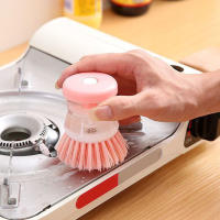 Cepillo De Limpieza Para Cocina Con Dispensador De Detergente Cepillo Redondo En Forma De Hongo Para Lavado De Platos - details 3