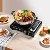 Horno portátil para exteriores, estufa de gas ajustable de 2900 W, estufa liviana, equipo de cocina para acampar, equipo de emergencia, perfecto para cocinar en campamentos, compatible con carrito o cilindro de gas. - details 2