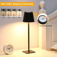 Lámpara De Escritorio Recargable LED Con Interruptor Táctil 3 Colores Ajustable Para Decoración De Dormitorio Sala De Estar Barra De Comida Iluminación - details 13