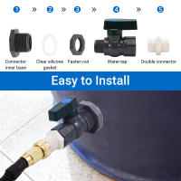 Kit De Divertor De Lluvia PVC Para Barrel 3/4 Pulgada Válvula De Barrel Con Adaptador De Conector De Tubo De Buzón - details 1