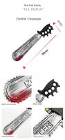 Máscara De Chainsaw De Halloween Con Manchas De Sangre Juguetes De Chainsaw De Plástico Para Juegos De Rol Decoraciones De Fiesta De Halloween - details 0
