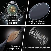 Reloj De Pulsera Para Hombre Marca Top Lujo Negocios Impermeable Reloj De Cuarzo De Cuero Para Hombres Reloj De Manos Handsome - details 8