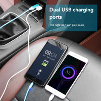 Kit De Teléfono Móvil Para Coche Podofo Bluetooth FM Transmisor Con Pantalla LCD Reproductor MP3 Tarjeta TF Cargador Dual USB 2.1A - details 0