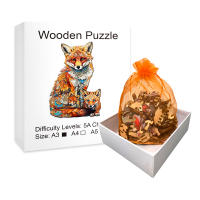 Puzzle De Madera Para Adultos En Forma De Gato Juego De Rompecabezas Unico Para Familia Y Amigos Regalos De Ocasión - details 4