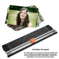 Cortadora De Papel VKTECH A4/A5 Con Regla Retráctil Para Fotografía Y Scrapbooking Máquina De Corte Ligera Y Portátil - details 6