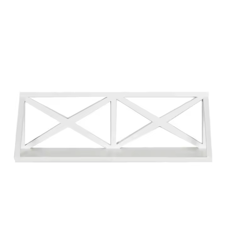 Wabi Home - Estante de pared  Aspa - Madera Blanca - 1