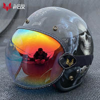Visera Universal Para Casco Motocicleta 3/4 Pantalla Bulbosa Antigolpes Vintage Lente De Visera Windproof Para Motocicleta - details 12