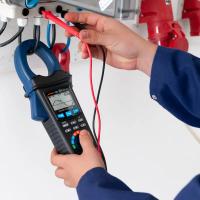PCE Instruments Pinza amperimétrica hasta 2000 A / Medición TRMS / Medición de potencia / Analizador de armónicos / Indicación gráfica con iluminación de fondo / Memoria / Funciona con red eléctrica y pilas PCE-GPA 50 - details 1