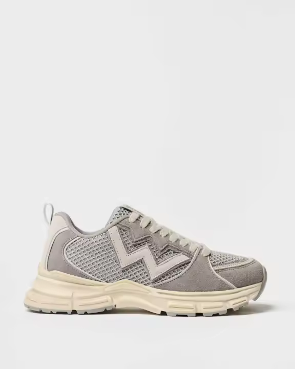 MIM Double U 2.0 Zapatillas para mujer grises en textil 9390461878602 - 1