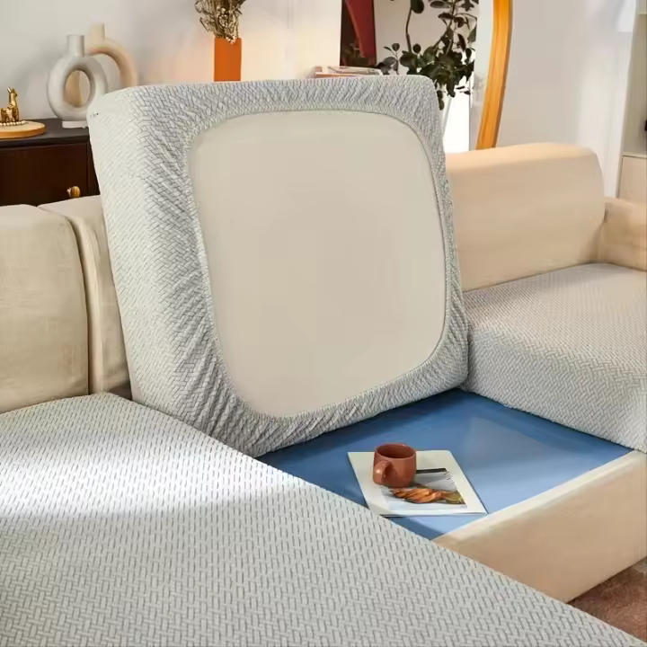 Funda De Sofá Universal Elástica Para Todas Las Sillas De Salón Fácil De Limpiar Y Duradera Cuatro Estaciones Poliéster Jacquard Máquina De Lavar - 1