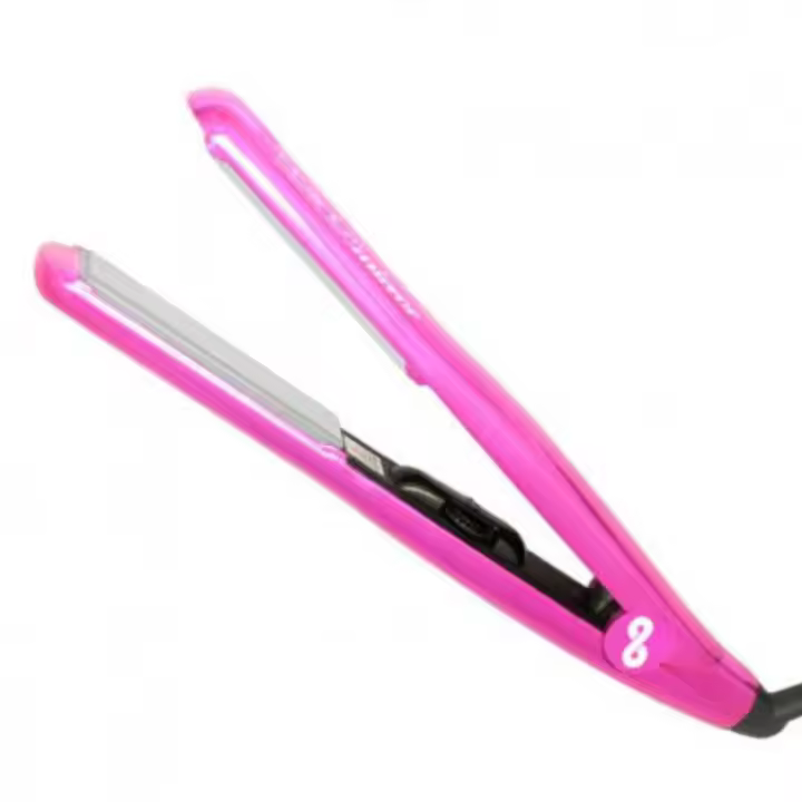 Plancha de Pelo Profesional Perfect Beauty con Placas de Titanio Rosa - Pink - Control de Temperatura - 1