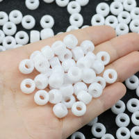 200-1000Pcs Perlas De Acrílico Grandes 6x9mm Para DIY Joyería Collar Cabello Amuletos Para Hacer Pulseras De Amistad Kit De Manualidades - details 5
