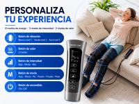 ECODE® Presoterapia para Piernas con 6 Modos, Calor, Vibración y Masaje - Botas Completas de Compresion para Alivio de Cansancio, Drenaje Linfatico, Relajación y Mejora de la Circulación en Casa - details 4