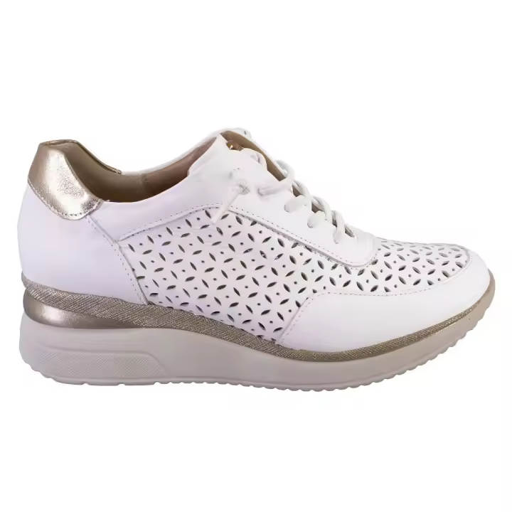 PITILLOS 5664 Zapatillas casual de mujer blanco PIEL 524 - 1