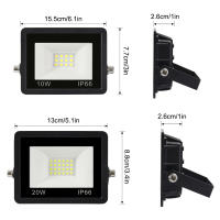 Lámpara De Fosa LED Exterior IP66 Impermeable 6000K Blanca Fría Proyector De Luz De Seguridad Para Exterior Y Carretera - details 5