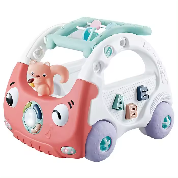 Andador Kikka Boo Drive & Play Rosa - 1